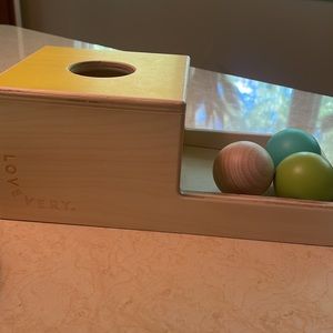 Lovevery ball drop box and ball set